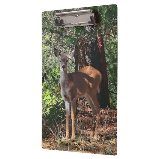 ROTWILD IM HOLZ KLEMMBRETT (Links)