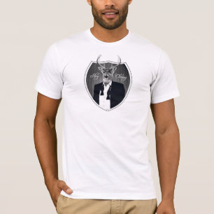 Rotwild im Tuxedo - bleibe Sie nobel T-Shirt