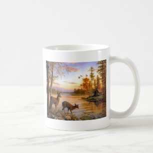 Rotwild in See Kaffeetasse