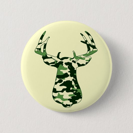 Rotwild-Jagd-Camouflage-Dollar Button (Vorderseite)