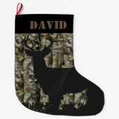 Rotwild-Jagd-Camouflage-WeihnachtsStrumpf Großer Weihnachtsstrumpf (Vorderseite)