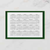 ROTWILD-JAGD-ENTHUSIAST - Visitenkarte-Schablone Visitenkarte (Rückseite)