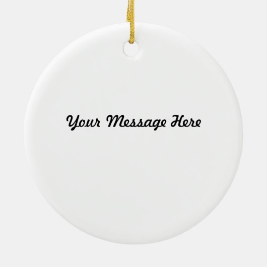 Rotwild-Jagd-Tarnungs-Weihnachtsverzierung Keramik Ornament (Hinten)