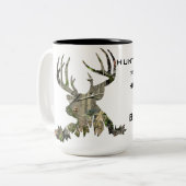 Rotwild-Jagd-Tasse Zweifarbige Tasse (Vorderseite Links)