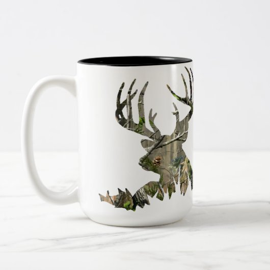 Rotwild-Jagd-Tasse Zweifarbige Tasse (Links)