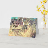 Rotwild-Jagd-Vatertags-Karten Karte (Gelbe Blume)