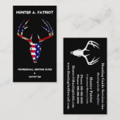 Rotwild-Jagd - Visitenkarte (Vorne/Hinten)