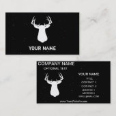 ROTWILD-JAGD - Visitenkarte-Schablone Visitenkarte (Vorne/Hinten)