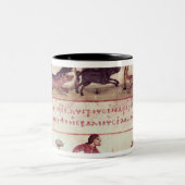 Rotwild-Jagd Zweifarbige Tasse (Mittel)