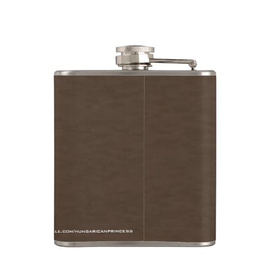 Rotwild-Jäger-Dollar personalisiert Flachmann (Rückseite)