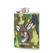 Rotwild-Jäger-Waldtarnungs-Dollar Flachmann (Links)