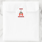 Rotwild, Kanada, Ölkleber Runder Aufkleber (Tasche)