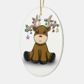 Rotwild Keramikornament (Links)