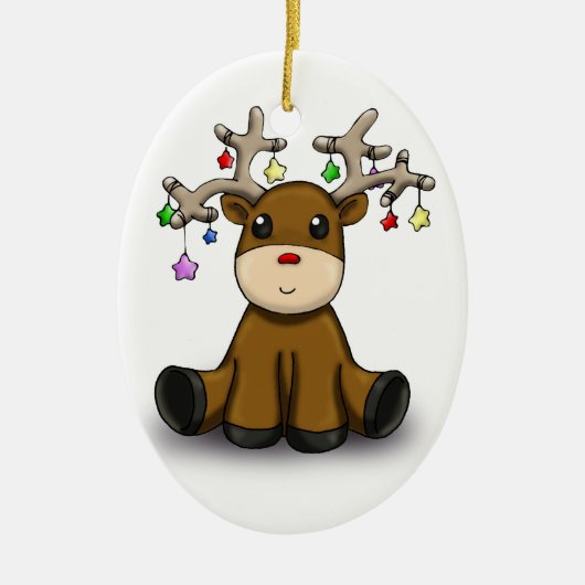 Rotwild Keramikornament (Vorne)