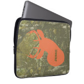 Rotwild-Kopf u. Tarnungs-Elektronik-Tasche Laptopschutzhülle (Vorne Rechts)