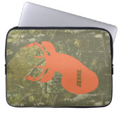 Rotwild-Kopf u. Tarnungs-Elektronik-Tasche Laptopschutzhülle (Vorderseite)