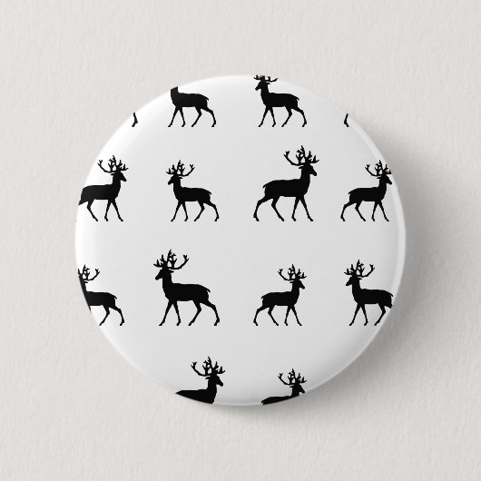Rotwild kopieren in Schwarzweiss Button (Vorderseite)