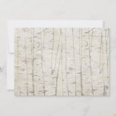 Rotwild-Mädchen-Babyparty-Einladung Einladung (Rückseite)