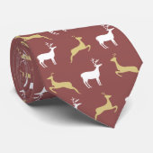Rotwild-Muster Krawatte (Gerollt)
