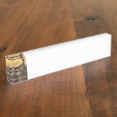 Rotwild Namensplakette (Seite)