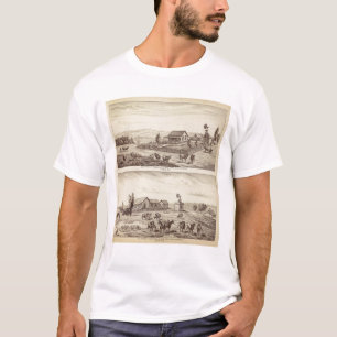 Rotwild-Nebenflussschafranchs T-Shirt
