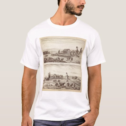 Rotwild-Nebenflussschafranchs T-Shirt (Vorderseite)
