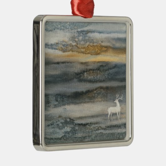 Rotwild Ornament Aus Metall (Rechts)