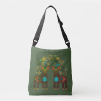 Rotwild-Park-Sammlung Crossbody Tasche