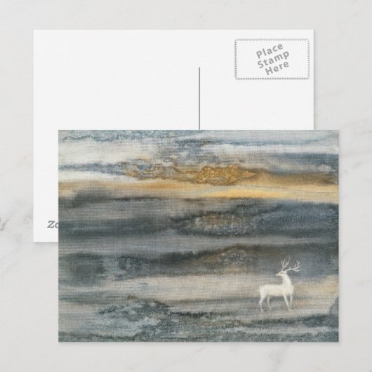 Rotwild Postkarte (Vorne/Hinten)