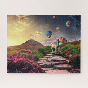 Rotwild-Puzzlespiel Puzzle