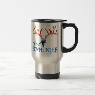 ROTWILD Reise-Tassen des MÄDCHEN-BOWHUNTER Reisebecher
