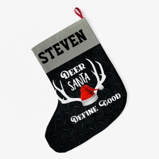 Rotwild Sankt definieren gute Großer Weihnachtsstrumpf (Rückseite (Hängend))