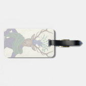 Rotwild und Fascinator 2 Gepäckanhänger (Rückseite horizontal)