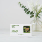 Rotwild-Visitenkarte Visitenkarte (Stehend Vorderseite)