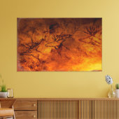 Rotwild von Lascaux Leinwanddruck (Insitu (Wohnzimmer))