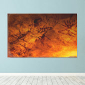 Rotwild von Lascaux Leinwanddruck (Insitu (Holzboden))