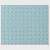 Rotwild-Weihnachtsblau Geschenkpapier (Flach)