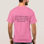 Rotwild - zu nahem Ihre Augen… T-Shirt (Rückseite)