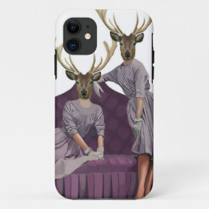 Rotwild-Zwillinge in lila Dresses.jpg Case-Mate iPhone Hülle