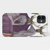 Rotwild-Zwillinge in lila Dresses.jpg Case-Mate iPhone Hülle (Rückseite (Horizontal))