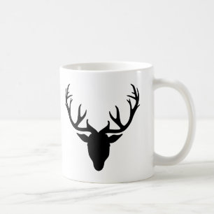 Rotwildgeweihe Kaffeetasse