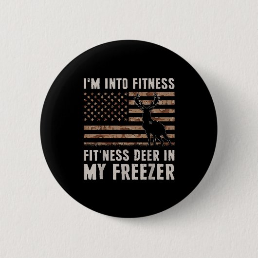 Rotwildjagd Ich bin in Form Fit'ness Rotwild In Me Button (Vorderseite)