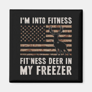 Rotwildjagd Ich bin in Form Fit'ness Rotwild In Me Magnet