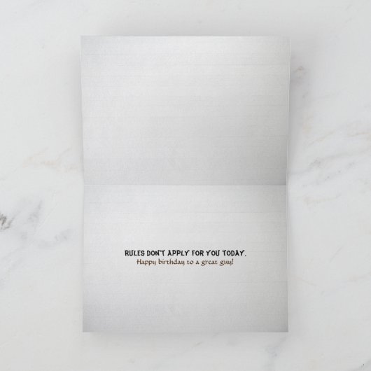 Rotwildjäger im Holz mit Zeichen Karte (Innenseite)