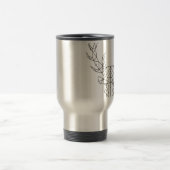 Rotwildkopf Reisebecher (Mittel)