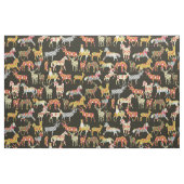 Rotwildpferdikat Party Stoff (Fat Quarter (45,7 x 55,9 cm))