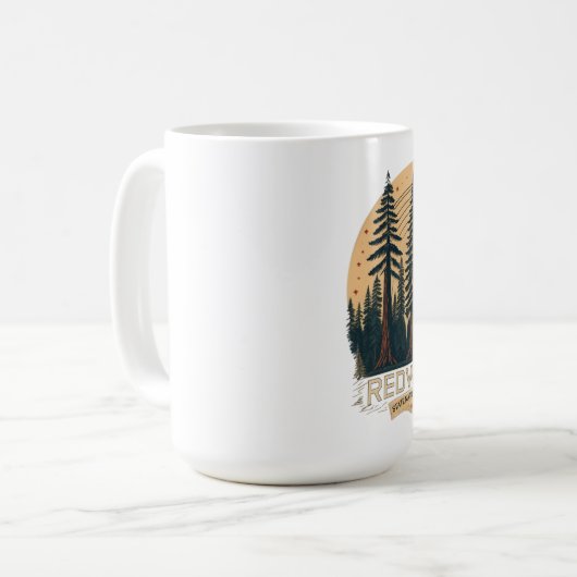 Rotwood National Staat Park, Coastal California Kaffeetasse (Vorderseite Links)
