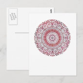 Rotwurzelmosaik Postkarte (Vorne/Hinten)