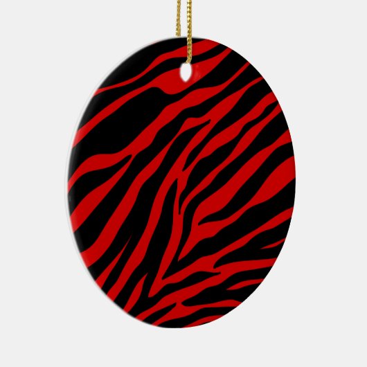 Rotzebra Keramik Ornament (Rechts)