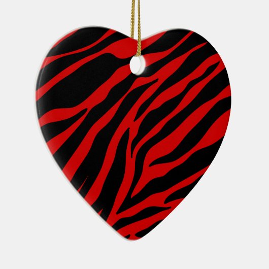 Rotzebra Keramikornament (Rechts)